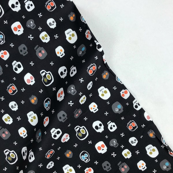 Skull and Bones - Trick or Treat - Stephanie Thannhauser - Dashwood Studio - Quilters Cotton - 2189-TRICK