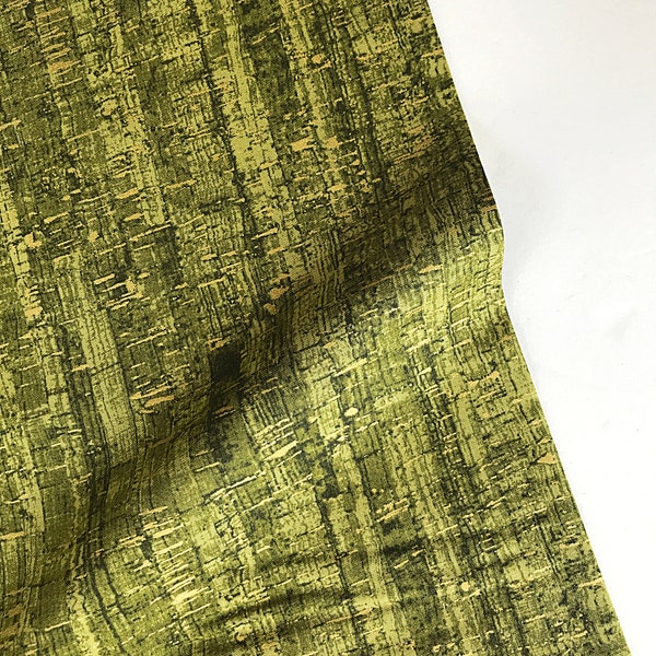 Cork Like Olive METALLIC - Uncorked - Another Point of View - Windham Fabrics - Quilters Cotton - 50107M-14