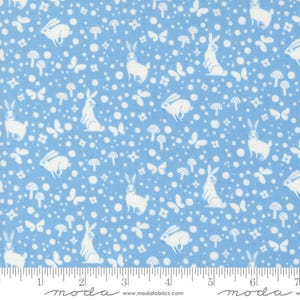 Wonder Dot Blue Skies - Carta de amor - Lizzy House - Moda 100% algodón para acolchados 37127-32
