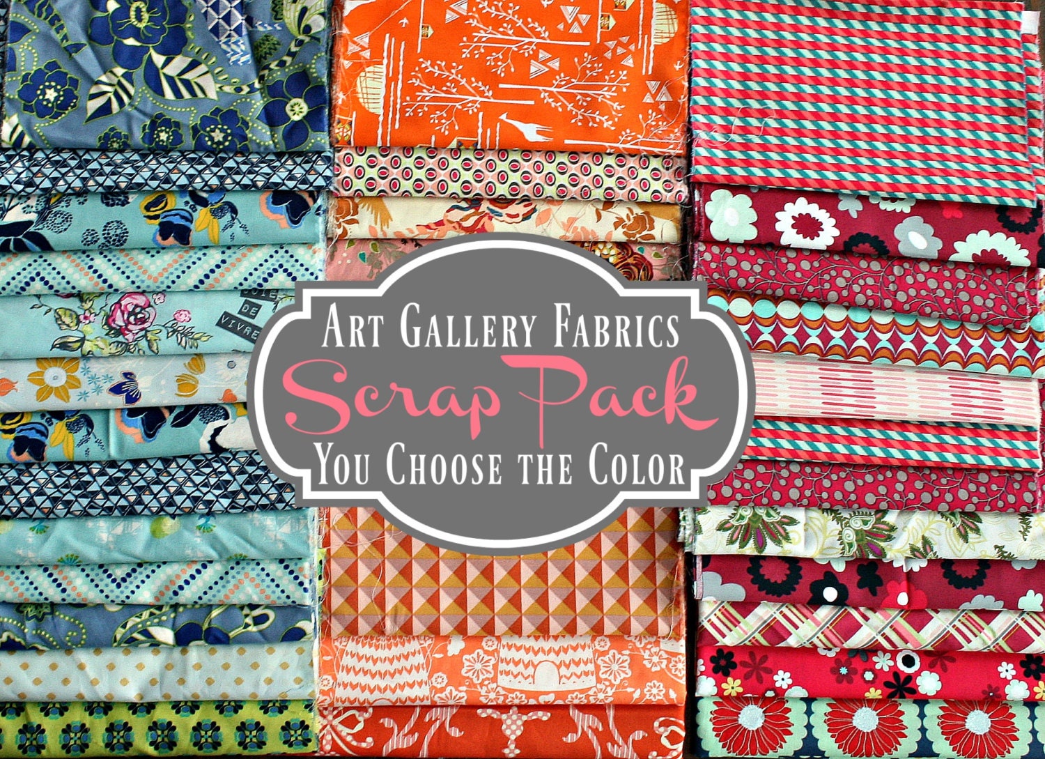 Art Gallery Fabric Scraps You Choose the Color 100 Etsy