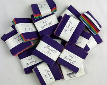 Tula Pink Solids - MINI Charm Pack - 2.5"x2.5" MINI Charm Bundle 44pcs. - Tula Pink - Free Spirit 100% Quilters Cotton