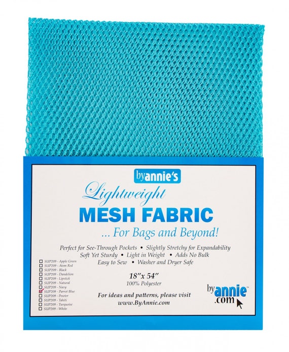 Mesh Lite Weight Parrot Blue 18in x 54in Mesh Lite Weight Parrot Blue 18in x 54in