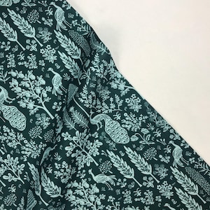 Menagerie Silhouette Emerald - Camont - Anna Bond Rifle Paper Co - Cotton + Steel - RP708-EM6