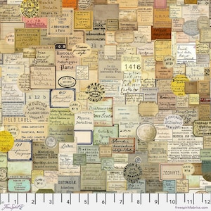 Curator Multi - Eclectic Elements LABORATORY - Tim Holtz - 100% Quilters Cotton