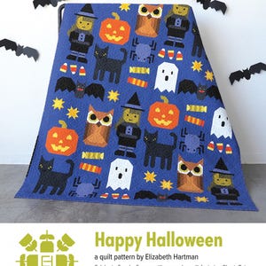 Happy Halloween-quiltpatroon - Elizabeth Hartman - 2 maten