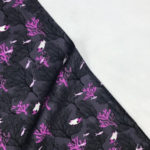 Coral Reef Eggplant - Florida Volume 2 - Sarah Watts - Ruby Star Society - Moda - 100% Cotton Quilting Fabric Yardage - RS2053-15
