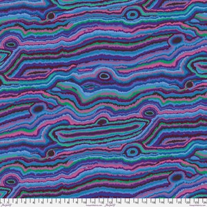 Jupiter Blue - Kaffe Fassett Collective Classics Collection - FreeSpirit Fabric - 100% Quilters Cotton PWGP131-BLUEX