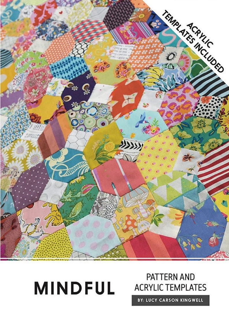 Pattern /& Acrylic Templates Lucy Carson Kingwell Jen Kingwell Designs Mindful