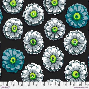 Zinnia Contrast - 85 and Fabulous - Kaffe Fassett - Freespirit Fabrics 100% Quilters Cotton
