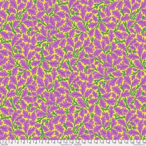 Oak Violet PWKW003.VIOLET - Kaffe x Morris and Co. - The Original Morris & Co - Freespirit Fabrics - 100% Quilters Cotton