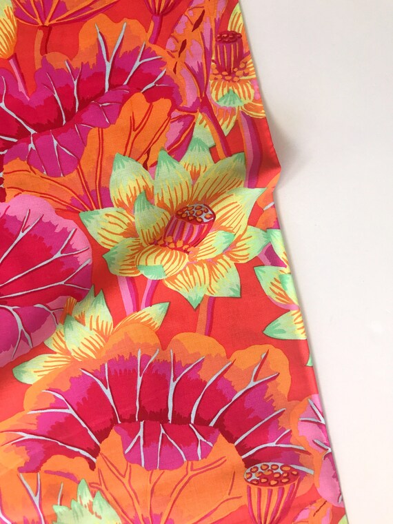 Lake Blossoms PINK by Kaffe Fassett for the Kaffe Fassett Collective FABRIC