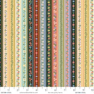 Gemma Original Multi - Gracie - Anna Bond Rifle Paper Co - Algodão + Aço - 100% Algodão para Quilting RP1706-OM1M