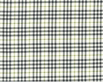 Christmas Plaid Vanilla Black - Mainstreet - Sweetwater - Moda - Quilters Cotton - 55644-15