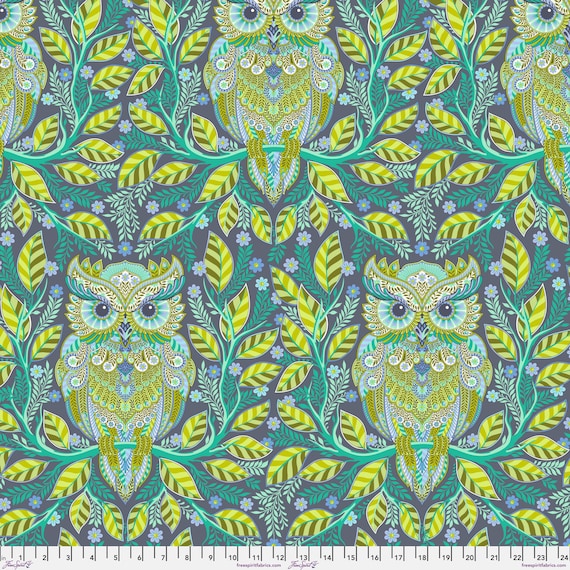 Hootie Patootie Starlight - Full Moon Forest II - Tula Pink - Freespirit Fabrics - 100% Quilters Cotton - PWTP244-STARLIGHT - Shipping Now