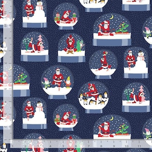 Namasanta Navy - Dear Stella Fabric - Quilters Cotton