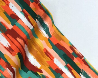 Brushstrokes Multi - Painted Soul - Lisa Whitebutton - 3 Wishes Fabrics - 100% Quilters Cotton