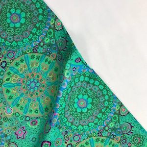 Millefiore Jade GP92 - Kaffe Fassett Classics 100% Quilters Cotton Available Continuous Cut