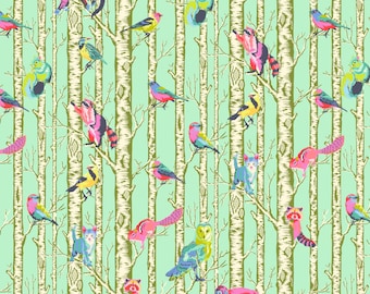 Family Tree Enchanted - Full Moon Forest II - Tula Pink - Freespirit Fabrics - 100% Quilters Cotton - PWTP245-ENCHANTED - nu verzonden