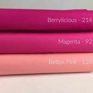 Berrylicious Magenta Bettys Pink - Bella Solids - Moda - 100% Cotton Quilting Fabric
