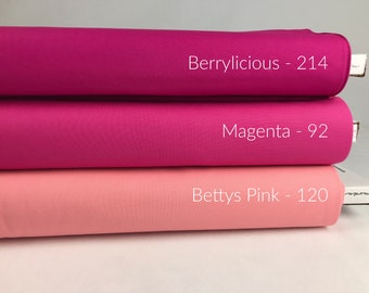 Berrylicious Magenta Bettys Pink - Bella Solids - Moda - 100% Cotton Quilting Fabric