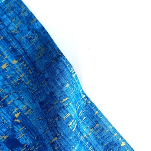 Cork Like True Blue METALLIC - Uncorked - Another Point of View - Windham Fabrics - Quilters Cotton - 50107M-41