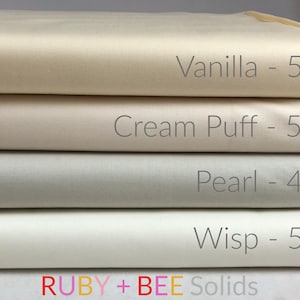 Ruby + Bee Solids - Heather Ross Annabel Wrigley - Windham Fabrics - Tela para acolchado 100 % algodón