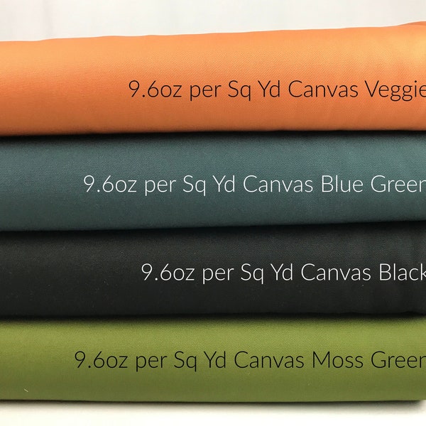 9.6oz Weight BIG SUR Canvas Fabric ~ from Robert Kaufman Fabrics - 100% HEAVY Cotton