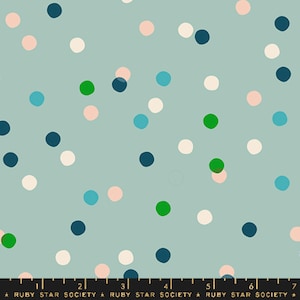 Spritz Dots Iceberg - Carousel - Melody Miller - Ruby Star Society Fabric - Moda 100% Quilters Cotton RS0096-14