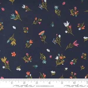 Blessings Navy - Songbook A New Page - Fancy That Design House - Moda - Quilters Cotton