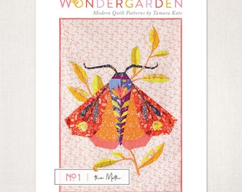 The Moth Quilt Pattern Wondergarden Modern Quilt Patterns by Tamara Kate TKW001