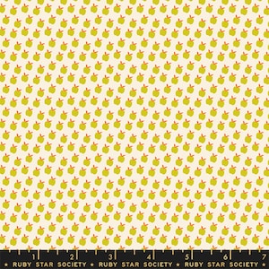 Ditsy Apples Pistachio - Catnap - Alexia Abegg - Ruby Star Society-tyg - Moda 100 % Quilters-bomull RS4134-11