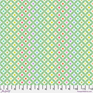 Stargazer Mint ROAR Tula Pink Freespirit Fabrics 100% Quilters Cotton SHIPPING NOW image 1