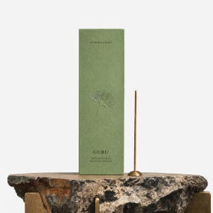 Bastoncini di incenso naturali Guru – Palo Santo, Cannella, Chiodi di garofano e Arancia, 30 bastoncini