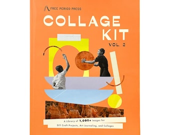 Revista Cut Collage Kit Vol. 2: Más de 1000 imágenes para álbumes de recortes y manualidades.