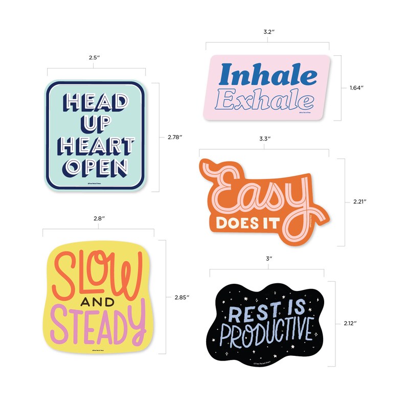 Self-care Sticker Pack Vinyl Decal Stickers for Laptops - Etsy