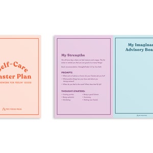 Self-Care Master Plan: A Workbook for Feelin' Good Personalized Set of Operating Instructions Self Care Booklet 4.25 x 6 Postcard Size image 6