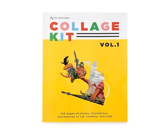 Collage Kit Magazin Vol. 1: 120 Seiten für Junk Journals und DIY Crafts