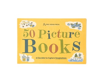 50 Picture Books: A Checklist to Capture Imaginations | Book Checklist | Reading Tracker | Reading Challenge | Gift for Kids | Bookmark