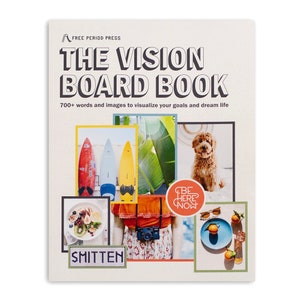 Gratis Periode Pers Vision Board Boek | 700+ woorden en afbeeldingen om uw levensdoelen en dromen te visualiseren | Creëer uw visie | Cadeau voor iedereen