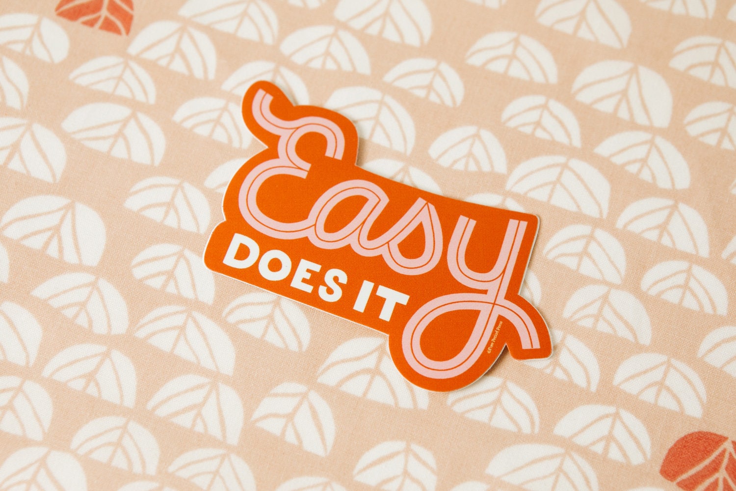 Easy Does It Vinyl Decal Sticker Easy Does It Laptop Sticker Etsy