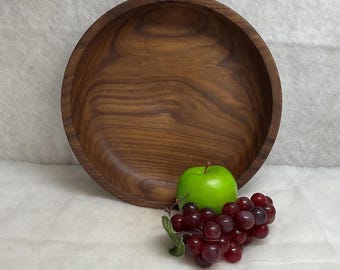 Made in Maine Beautiful Hand Turned Walnut  Bowl