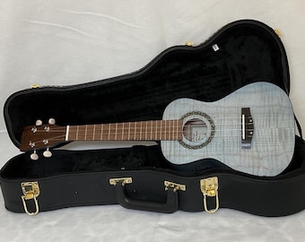 Custom Built and finished in Maine. Curly Maple Concert Ukulele
