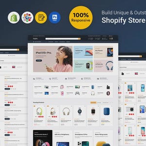 Digitic - Tema de Shopify para tiendas de informática / Shopify para dispositivos electrónicos (OS 2) / Plantilla para tiendas de equipos tecnológicos / Tema para tiendas digitales