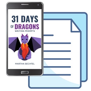 31 Days of Dragons: Writing Prompts (eBook, Digital Download, Printable, PDF)