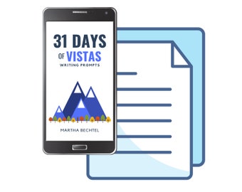 31 Days of Vistas: Writing Prompts (eBook, Digital Download, Printable, PDF)