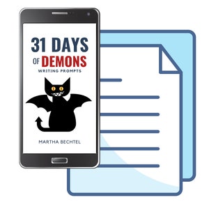 31 Days of Demons : Writing Prompts (eBook, Digital Download, Printable, PDF)