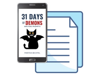 31 Days of Demons : Writing Prompts (eBook, Digital Download, Printable, PDF)