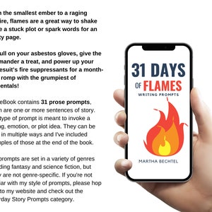 31 Days of Flames : Fantasy, Science Fiction, and Realistic Writing Prompts Digital Download epub eBook image 2