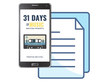 31 Days of Music : Writing Prompts (eBook, Digital Download, Printable, PDF)