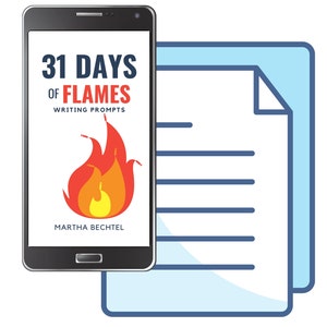 31 Days of Flames : Writing Prompts (eBook, Digital Download, Printable, PDF)
